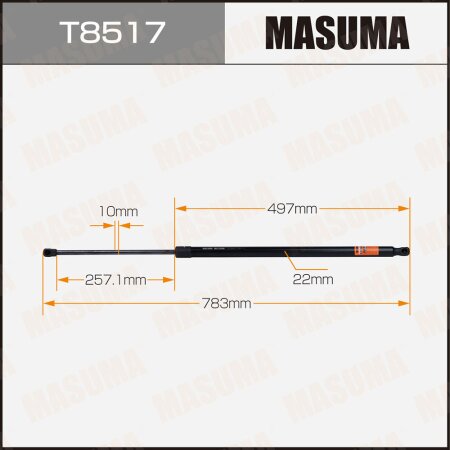 Упор газовый багажника MASUMA, T8517