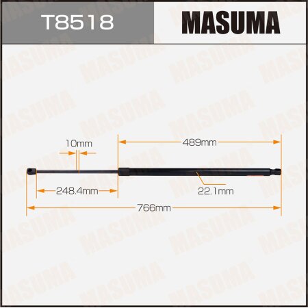 Упор газовый багажника MASUMA, T8518