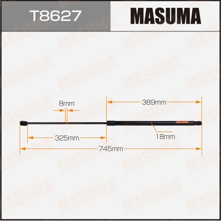 Упор газовый капота MASUMA, T8627