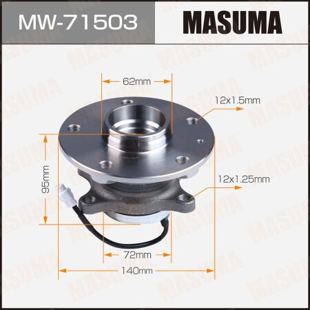 Ступичный узел Masuma, MW-71503