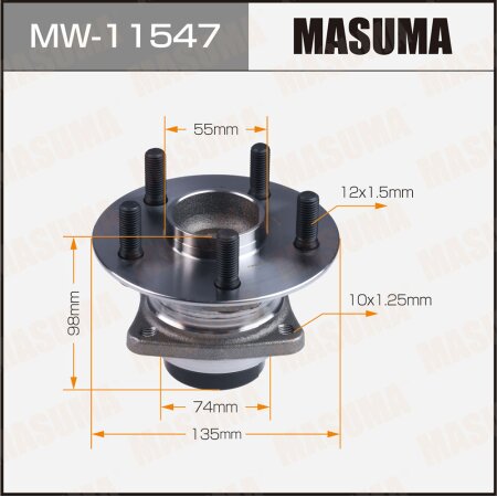 Ступичный узел Masuma, MW-11547