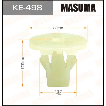 Клипса пластиковая Masuma, KE-498