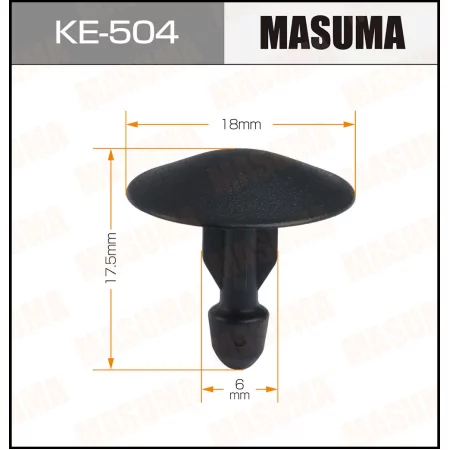 Клипса пластиковая Masuma, KE-504