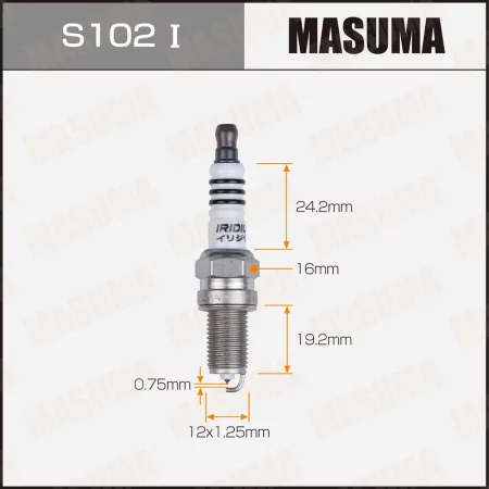 Свеча зажигания иридиeвая DCPR7EIX (6046) Masuma, S102I