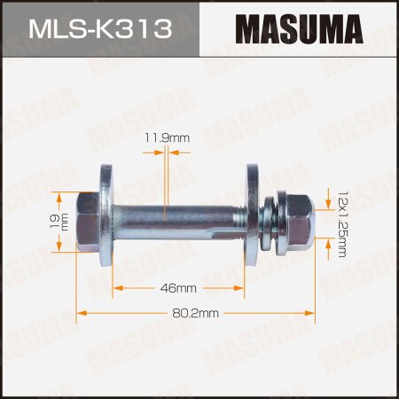 MASUMA MLS-K313, Болт-эксцентрик Masuma. Бренд автозапчастей №1 в России