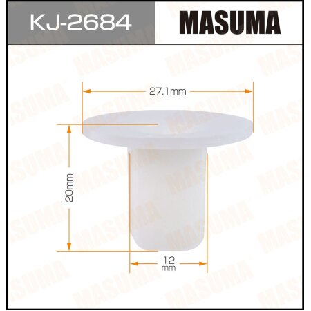 MASUMA KJ-2684, Клипса пластиковая Masuma. Бренд автозапчастей №1 в России
