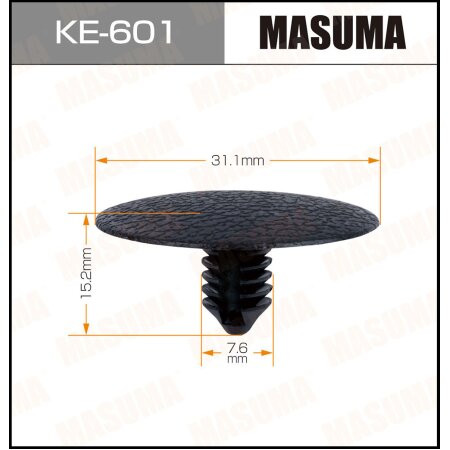 MASUMA KE-601, Клипса пластиковая Masuma. Бренд автозапчастей №1 в России