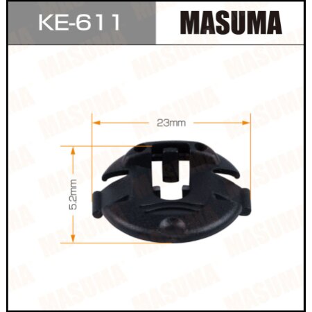 Клипса пластиковая Masuma, KE-611
