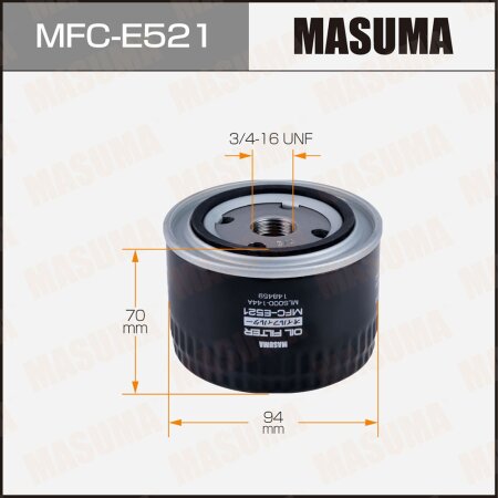MASUMA MFC-E521, Фильтр масляный Masuma. Бренд автозапчастей №1 в России
