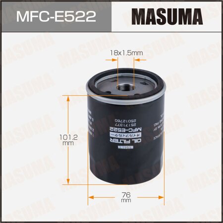 Фильтр масляный Masuma, MFC-E522