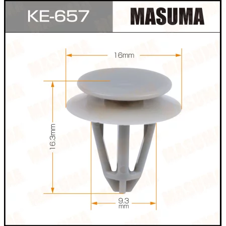 Клипса пластиковая Masuma, KE-657