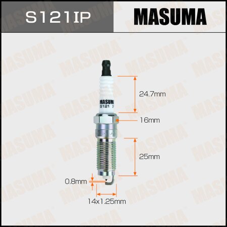 MASUMA S121IP, Свеча зажигания иридий+платина ILZTR6A8G Masuma. Бренд ...