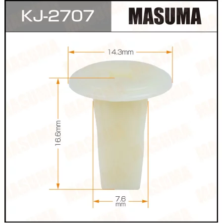 Клипса пластиковая Masuma, KJ-2707
