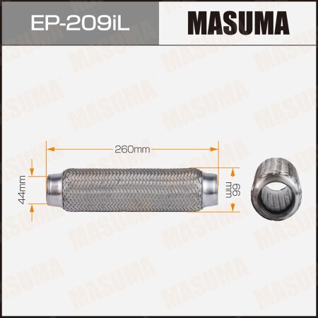 Гофра глушителя Masuma InterLock 44x260 усиленная, EP-209iL