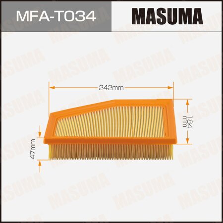 Фильтр воздушный Masuma, MFA-T034