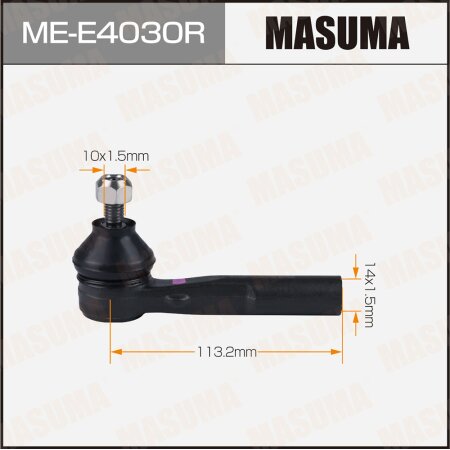 Наконечник рулевой Masuma, ME-E4030R