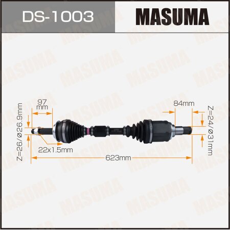 Привод в сборе MASUMA, DS-1003