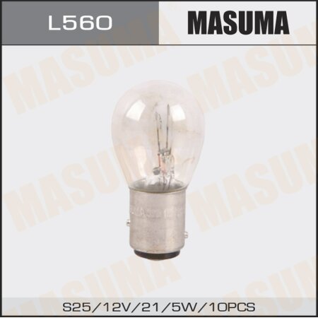 MASUMA L560, Лампа P21/5W (BAY15d, S25) 12V 21/5W BAY15d двухконтактная ...