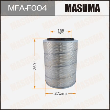 Фильтр воздушный для спецтехники Masuma, MFA-F004