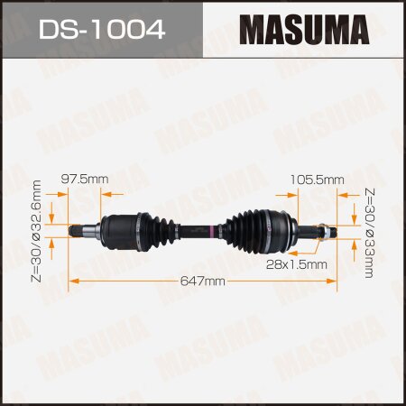 Привод в сборе MASUMA, DS-1004