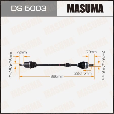 Привод в сборе MASUMA, DS-5003