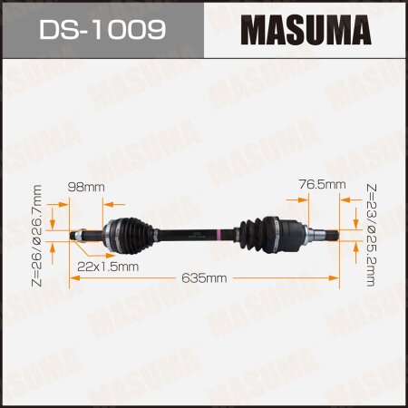 Привод в сборе MASUMA, DS-1009