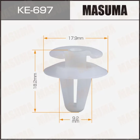 Клипса пластиковая Masuma, KE-697