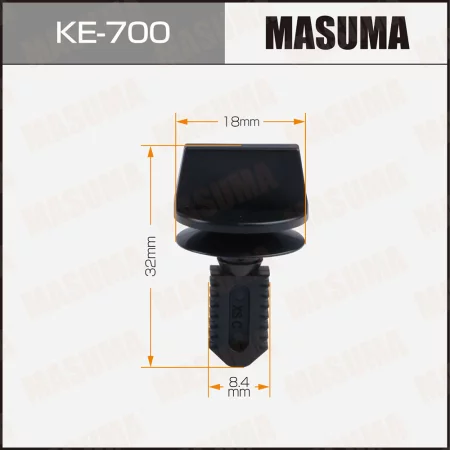Клипса пластиковая Masuma, KE-700