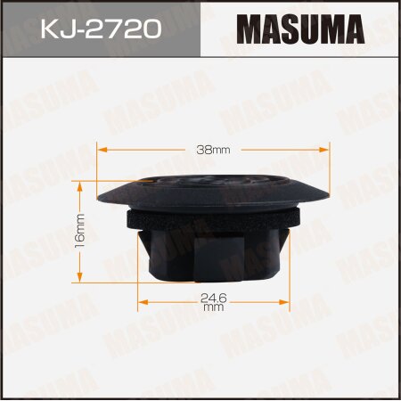 Клипса пластиковая Masuma, KJ-2720