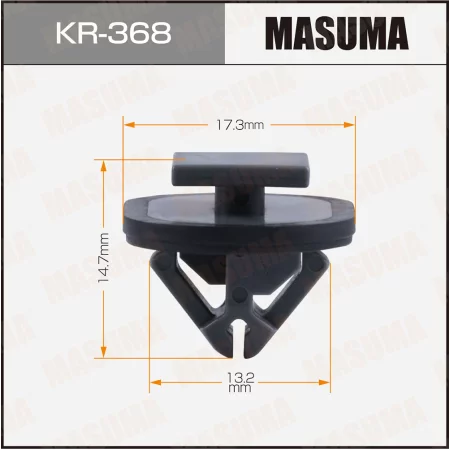 Клипса пластиковая Masuma, KR-368