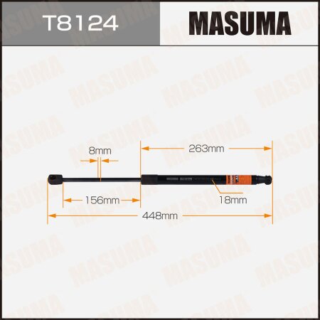 Упор газовый багажника MASUMA, T8124