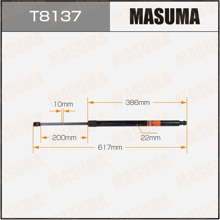 Упор газовый багажника MASUMA, T8137