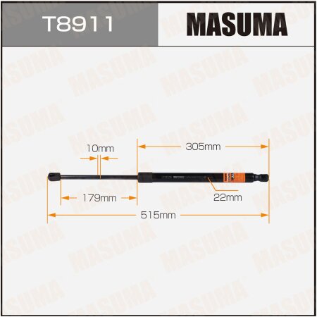 Упор газовый багажника MASUMA, T8911