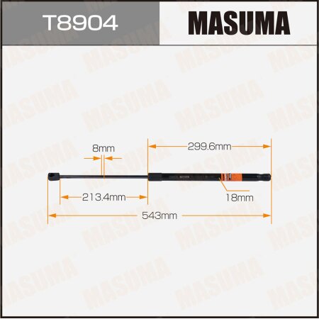 Упор газовый багажника MASUMA, T8904