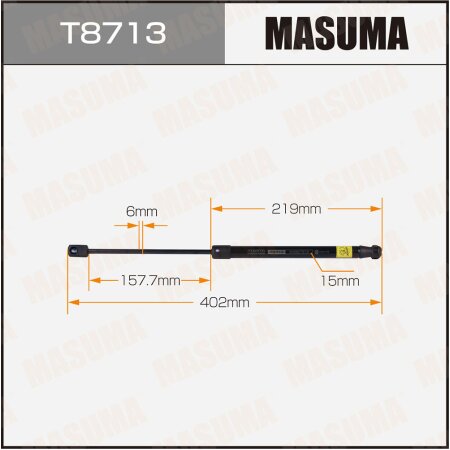 Упор газовый багажника MASUMA, T8713