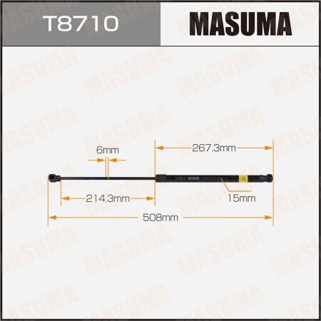 Упор газовый багажника MASUMA, T8710