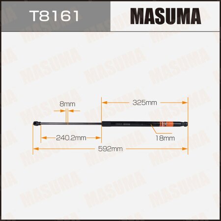 Упор газовый капота MASUMA, T8161