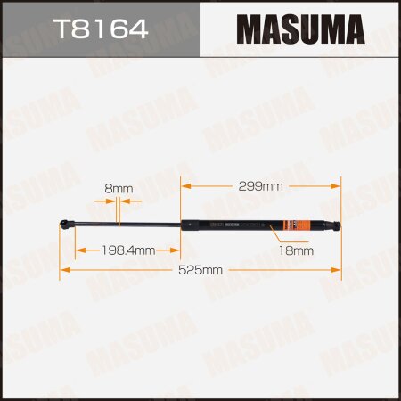 Упор газовый капота MASUMA, T8164