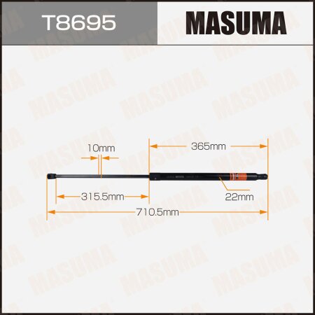 Упор газовый багажника MASUMA, T8695