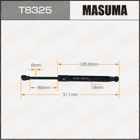 Упор газовый капота MASUMA, T8325