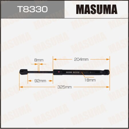 Упор газовый багажника MASUMA, T8330
