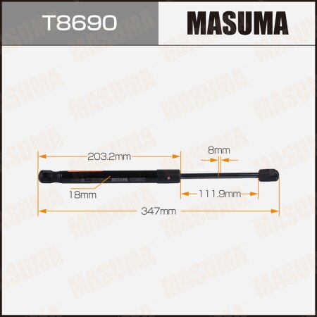 Упор газовый капота MASUMA, T8690