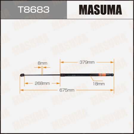 Упор газовый капота MASUMA, T8683