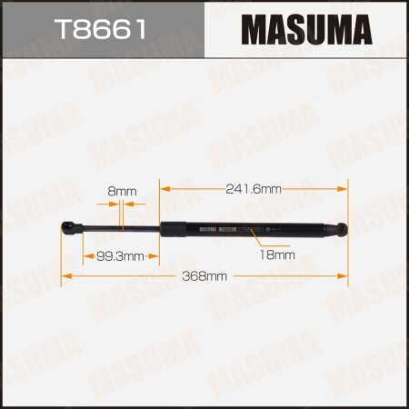 Упор газовый багажника MASUMA, T8661