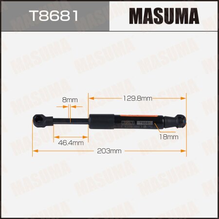 Упор газовый стояночного тормоза MASUMA,, T8681