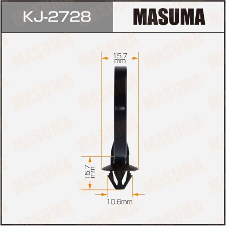 Клипса пластиковая Masuma, KJ-2728