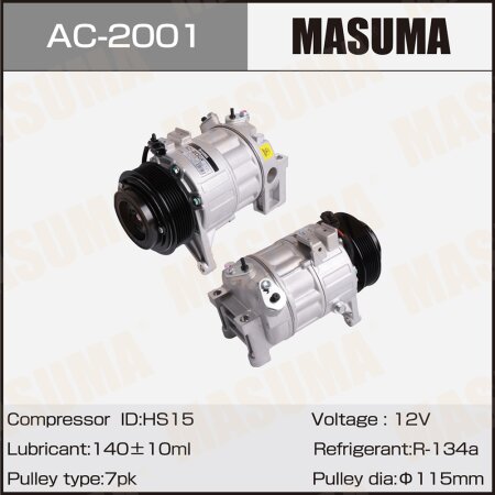 Air conditioning compressor Masuma, AC-2001
