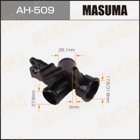 Патрубок системы охлаждения Masuma, AH-509