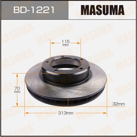 Диск тормозной Masuma, BD-1221