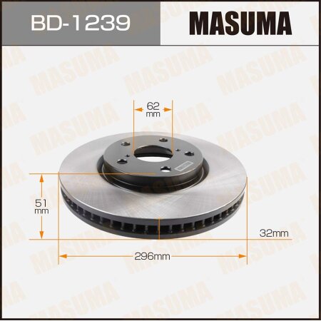 Диск тормозной Masuma RH, BD-1239